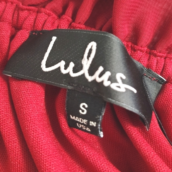 Lulu's Vibrant Dark Red Jumper - Picture 3 of 3